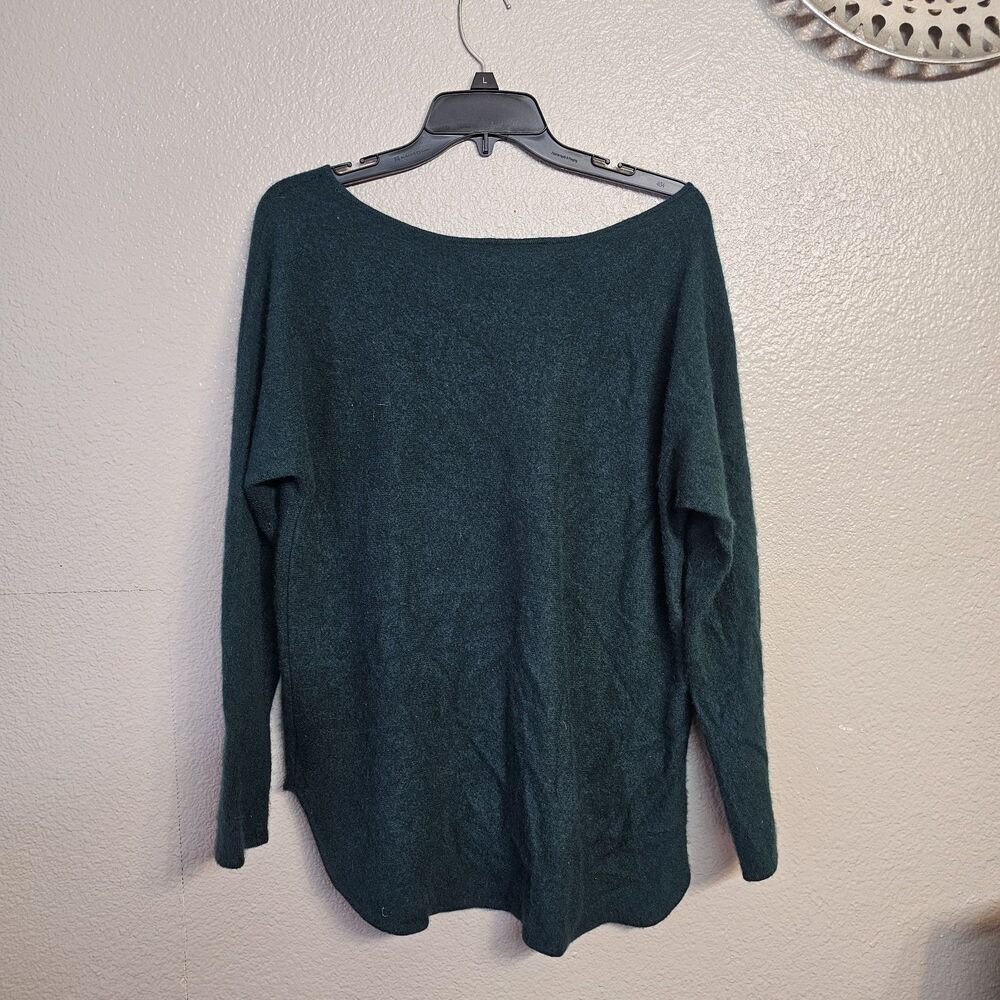 Charter Club Luxury 100% Cashmere Sweater Womens XL Teal Green Minimalist M220 - Picture 3 of 8